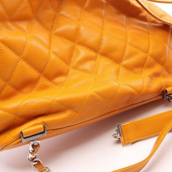 Chanel Matelasse Leather Backpack Orange - Picture 5 of 10
